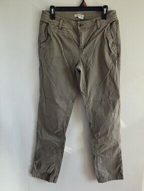 Orvis Women's Olive Green Casual Cotton Pants